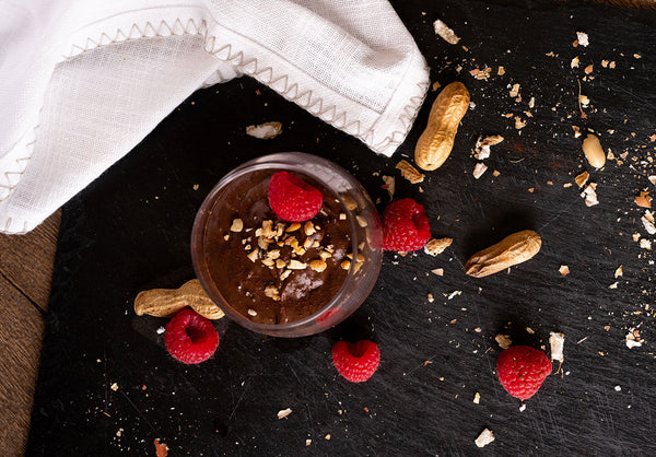 Nougat-Protein-Pudding