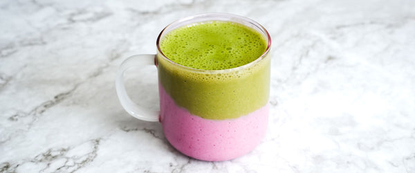 2-Layer Strawberry Protein Matcha