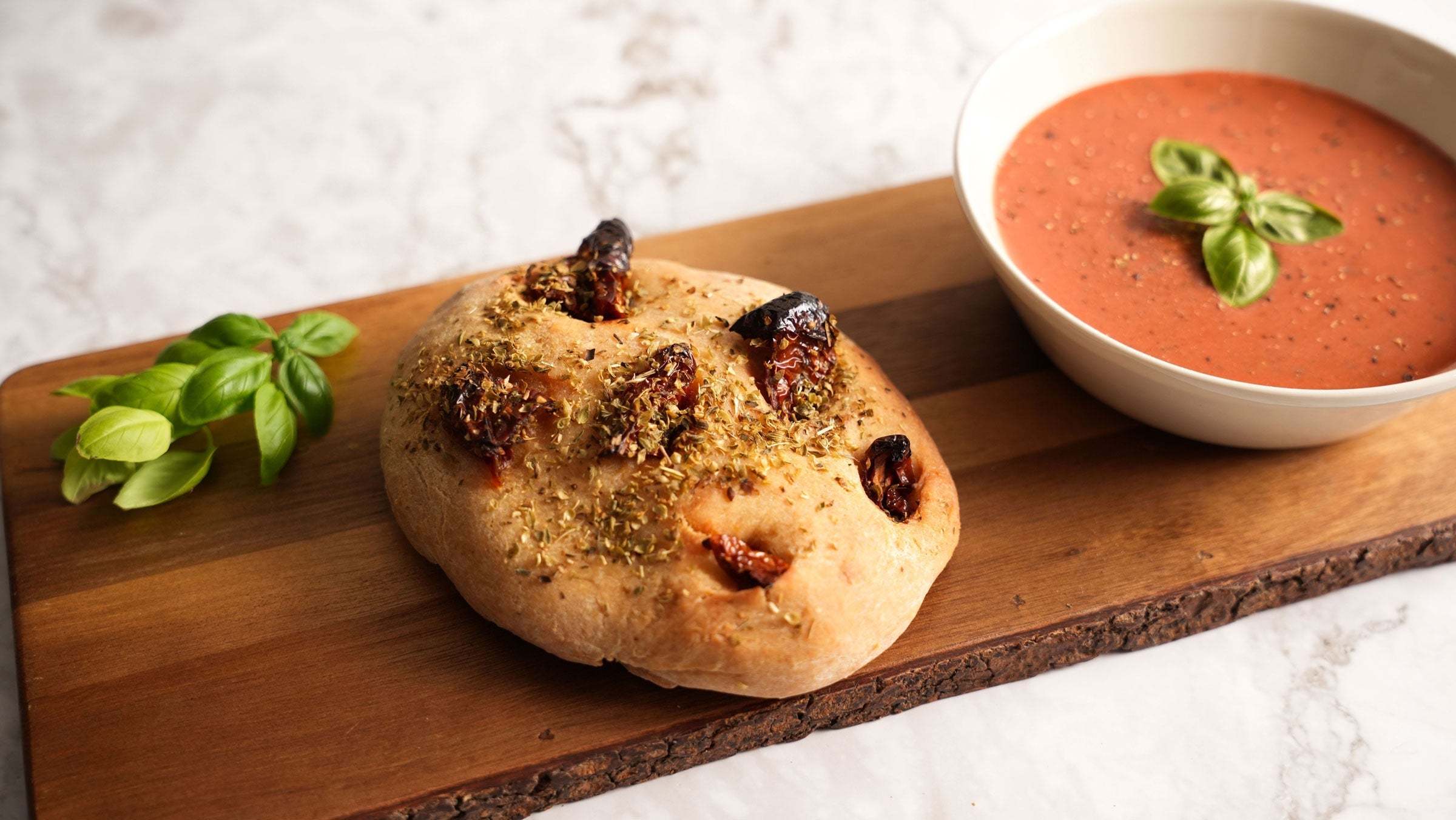 Mediterranes Protein Brot