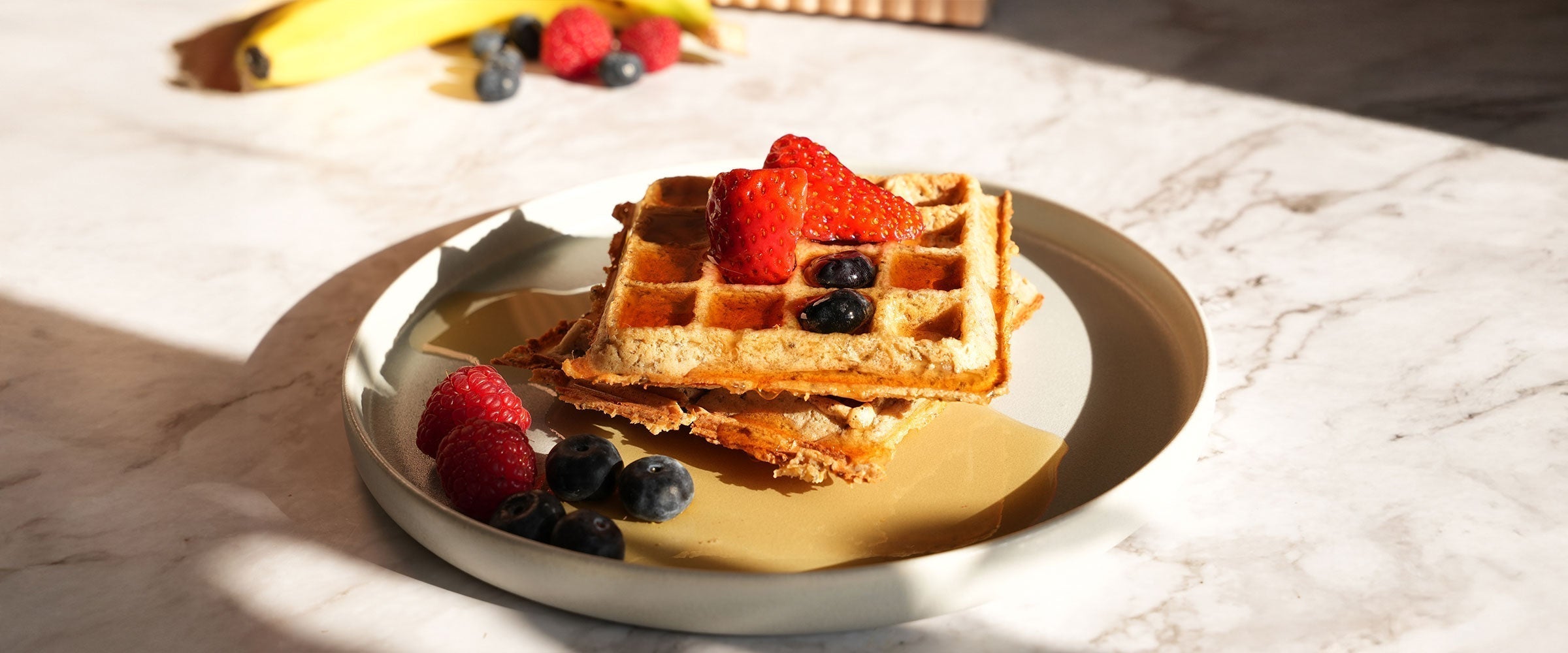 High Protein Waffeln