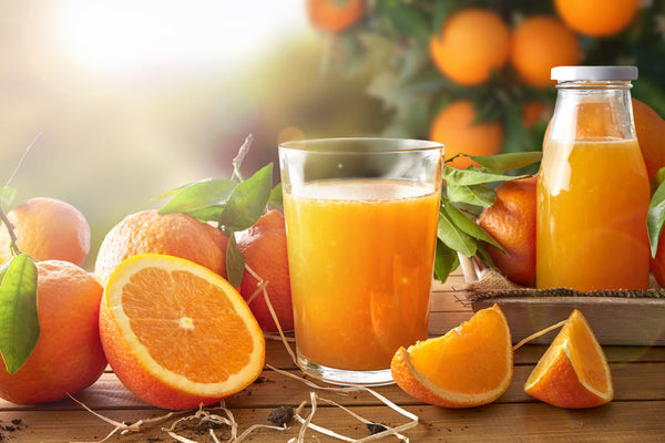 Orangensaft im Glas