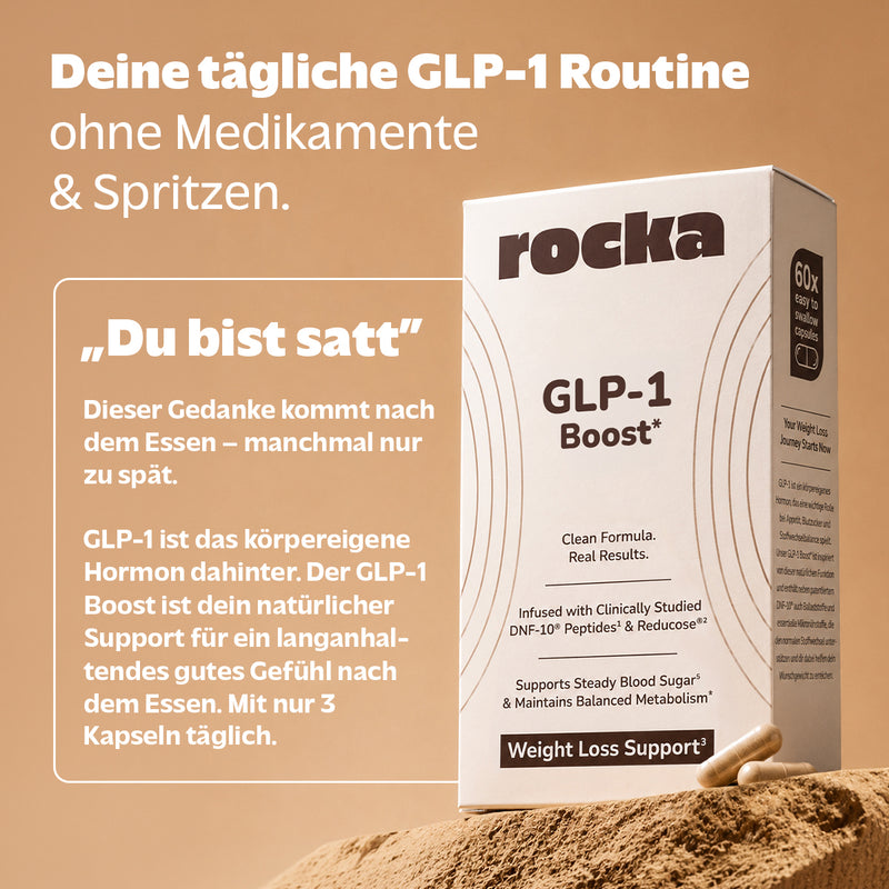 GLP-1 Boost* – Natürliche Unterstützung für Sättigung & Abnehmen