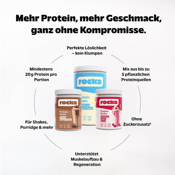 Veganes Proteinpulver | rocka Protein Shake