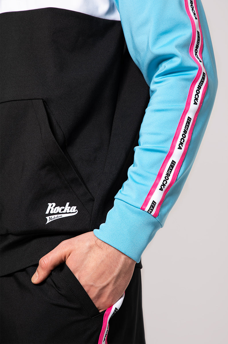 Track Jacket | Black / Pink