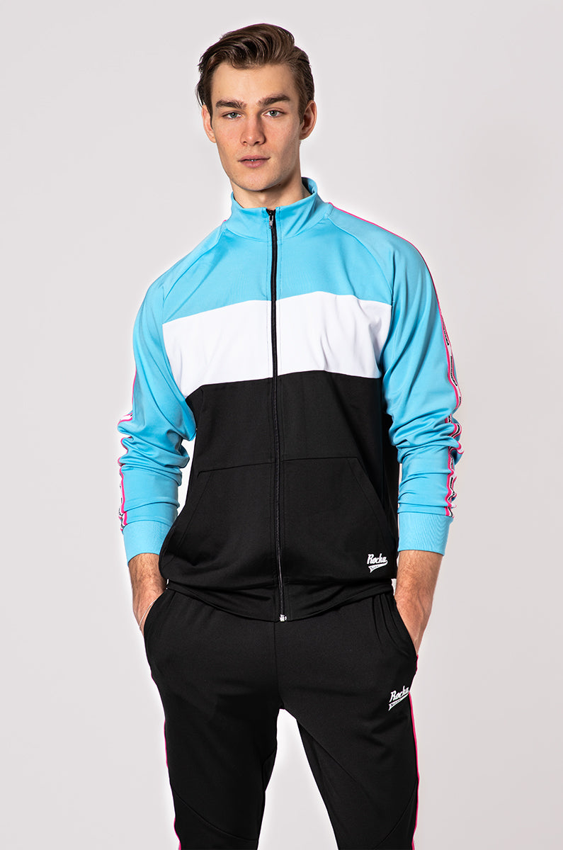 Track Jacket | Black / Pink