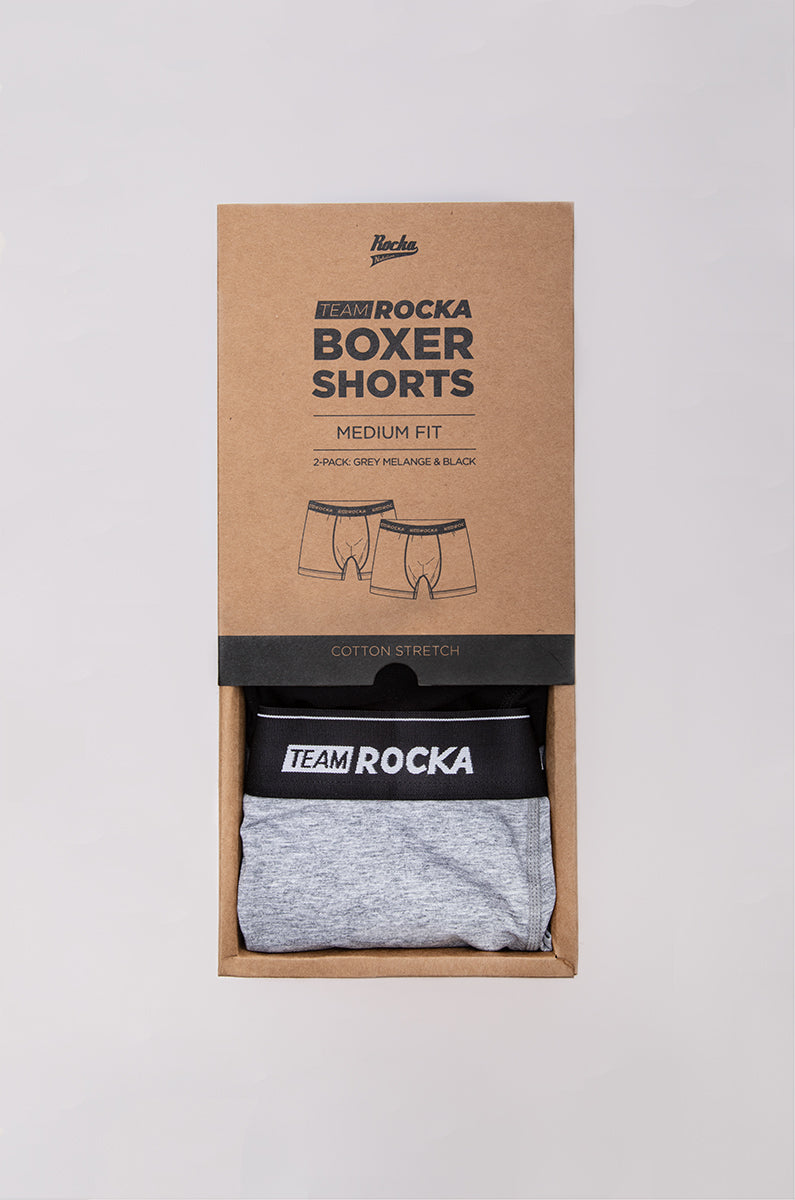 Boxershorts - 2 Pack | Black / Grey