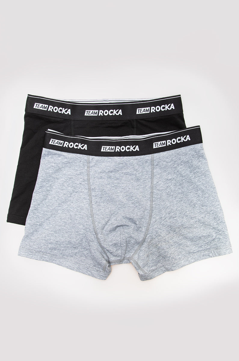 Boxershorts - 2 Pack | Black / Grey