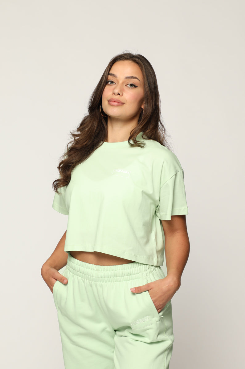 Cropped Shirt | Mint