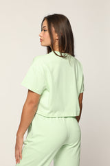 Cropped Shirt | Mint