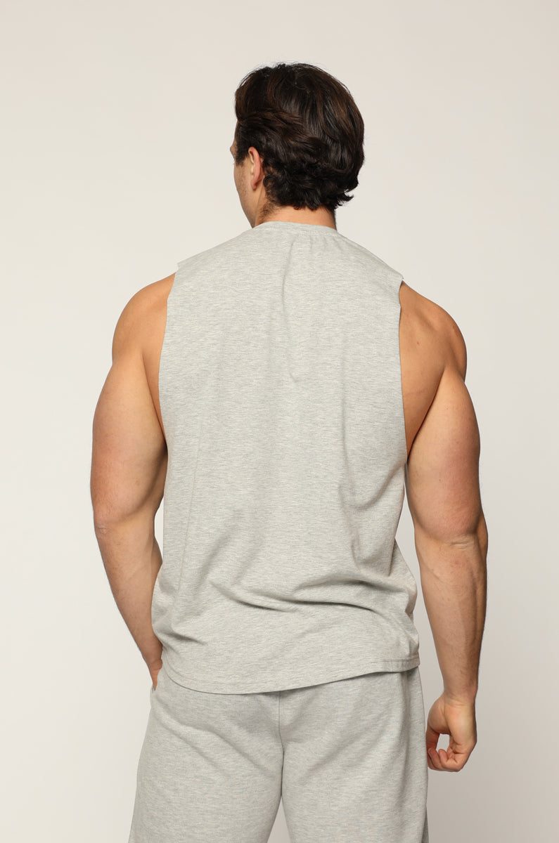 Sleeveless Shirt | Grey